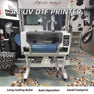 New A3 Small UV DTF Printer with DX7 Printhead for AB Film Transfer Sticker Label <b>Machine</b> 1 Year Warranty - Product Image 2