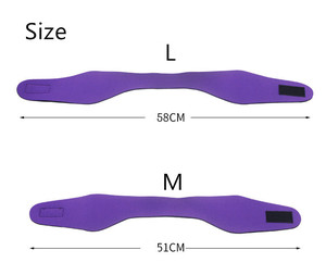 Bandeau de natation antidérapant en néoprène pour enfants et adultes, maximisant la protection, avec bouchons d'oreille inclus (cadeau) - Product Image 3