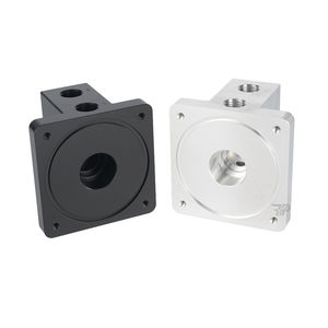 青島CNC加工マニフォールドブロックカスタム精密アルミ油圧バルブブロック加工部品サービス - Product Image 3