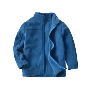 Оптовая продажа, детская флисовая куртка, ветрозащитные детские толстовки, куртка, теплая Повседневная Детская куртка на молнии, худи