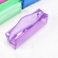 Trousse de maquillage en plastique PVC de haute qualité pochette de rangement transparente personnalisée sac cosmétique avec fermeture éclair pour le voyage