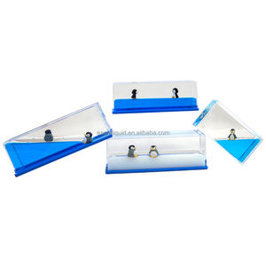 Presse-papiers liquide en acrylique avec flotteurs 3D en résine (canard, <span class=keywords><strong>pingouin</strong></span>, bateau, iceberg), paillettes, flocons de neige et décoration à mouvement sable mouvant - Product Image 6