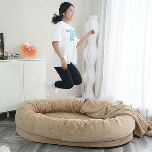 سرير كلب كبير للبشر على شكل كيس فاصوليا، سرير كلب كبير بحجم الإنسان للبالغين والحيوانات الأليفة، أريكة للنوم - Product Image 4