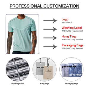 Men's Running Fitness <strong>Workout</strong> Gym T-<strong>Shirts</strong> Wholesale Athletic Running Sports Wear <strong>Compression</strong> Gym Men's Muscle Fitness Clothes - Product Image 6