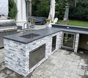 Paneles de Revestimiento de Pared de Piedra Natural Apilada con Superficie Dividida, Diseño Moderno, Resistencia a los Ácidos para Exteriores de Villas - Product Image 5