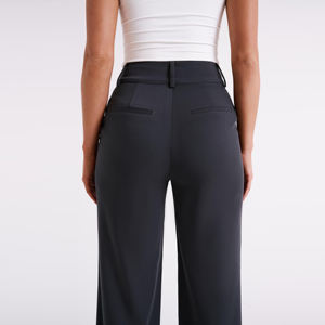 กางเกงขายส่งสำหรับผู้หญิง เอวสูง ทรงตรง ผ้าระบายอากาศ เป็นมิตรกับสิ่งแวดล้อม ดีไซน์เรียบหรู ขายาว - Product Image 6