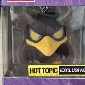 Porte-clés de poche, porte-clés oiseau noir, figurine d'<span class=keywords><strong>action</strong></span>, collection de modèles de jouets - Product Image 1