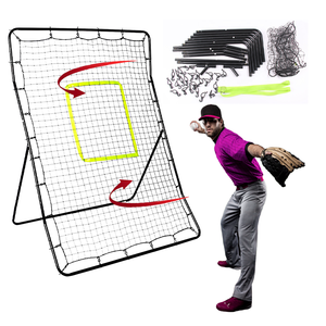 ตาข่ายดักลูกเบสบอลแบบปรับได้สำหรับตีและขว้างได้สำหรับตีตีตีตีแบรนด์ DKS กำหนดโลโก้ได้เองทุกวัย - Product Image 1