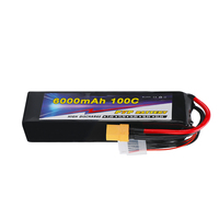 Dayanıklı Performans 6000mAh Lityum İyon Pil Paketi 2S 4S 6S Sürekli Deşarj Uzun Ömürlü Enerji Kaynağı Katı Hal Pil