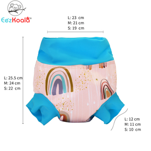EezKoala-pañal lavable reutilizable para bebé, pantalones de entrenamiento con estampado impermeable para pequeños nadadores, no <span class=keywords><strong>pañales</strong></span> de tela desechables - Product Image 5