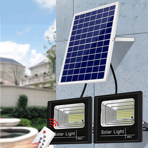 Suitable Factory Price Newest 100W Solar Lamp Home Outdoor Garden <b>Lights</b> Solar <b>Flood</b> <b>Light</b> With Remote Control - Product Image 3