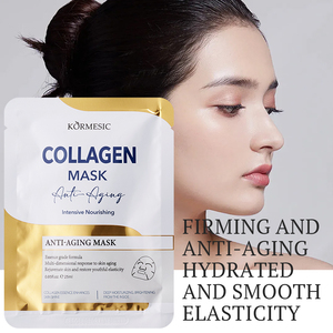 OEM Private Label Whitening High Quality Deep Moisturizing Sheet Collagen Facial Mask Beauty Skin Care Facial - Product Image 5