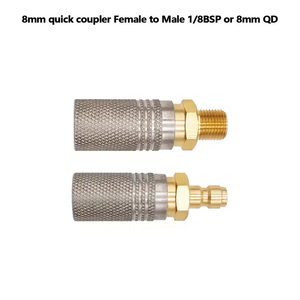 Adaptateur de raccord rapide femelle-mâle 8 mm, rallonge de charge rapide pour air comprimé, déconnexion rapide 1/8 BSPP (G1/8), 1 pièce, personnalisable OEM - Product Image 2