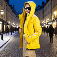 Veste Safari Unisexe Imperméable, Respirante et Coupe-Vent avec Fermeture Éclair, en Coton, Coupe Droite, pour Activités de Plein Air, Hiver, Alpinisme, Voyage et Ville