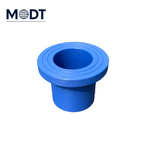 Заводская распродажа, изготовленный на заказ размер HDPE/MDPE фитинги для труб PE стыковой фланец адаптер MDT для применения на водном газе Гладкий PE фланец горячего расплава - Product Image 1