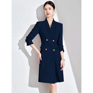 Vestido ajustado de manga larga para mujer profesional 2024 nueva moda ropa de trabajo de viaje con tentación de viajero - Product Image 4