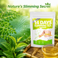 Sachets de tisane sans sucre, à base de plantes séchées, scellés individuellement, 5g*14, pour adultes, gestion du poids, détox, soutien minceur, mélange de plantes naturelles