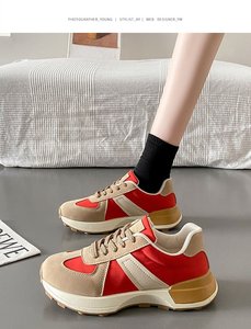 Nouvelles Chaussures <span class=keywords><strong>de</strong></span> Course Légères en Toile pour <span class=keywords><strong>Femme</strong></span>, Version Coréenne, Rehaussantes, Printemps 2026 - Product Image 5