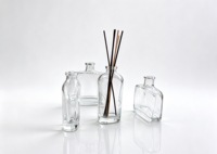 Bouteille diffuseur à roseaux en verre transparent grande capacité, la plus vendue, avec logo personnalisé, 100ml 190ml 200ml 330ml, flacon de parfum de luxe vide