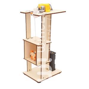 Kit de Modélisation d'Ascenseur Électrique en Bois Wincent DIY, Jouet Éducatif Scientifique Mécanique STEM, Cadeau pour Enfants - Product Image 6