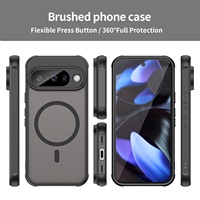 Housse de téléphone magnétique antichoc Oem de luxe personnalisée avec sensation de peau mate et anti-empreintes digitales PC + TPU pour Google Pixel 10 Pro XL