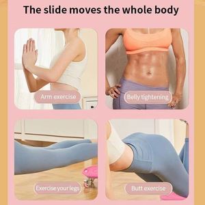 Six-Round Silent ABS Home Fitness Equipment Rubber Steel Abdominal Muscle Stabilization Disc Set Yoga <strong>Glide</strong> Discs Hip <strong>Exercise</strong> - Product Image 4
