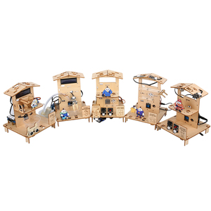 ACEBOTT Kit mulai rumah cerdas, Kit aktivitas konstruksi edukasi gagang kayu DIY yang dapat diprogram 3In1 5In1 8In1 ESP32 UNTUK <span class=keywords><strong>Arduino</strong></span> - Product Image 1