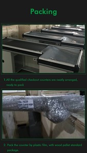 Highbright HBE-CC-01 High Quality Fashionable High Definition Screen Automatic Moving Belt Self Checkout <b>Counter</b> - Product Image 6