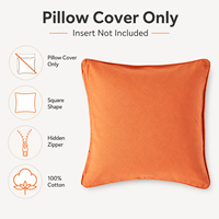 Housse de coussin en coton doux et agréable pour la peau, personnalisable, OEM ODM