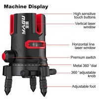Niveau laser portable, vertical et horizontal, auto-nivelant à 360°