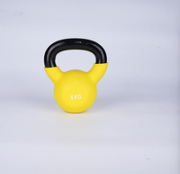 Kettlebell en PVC enduit de vinyle durable, 2 kg, usage commercial, idéal pour un entraînement complet du corps, renforcement musculaire, directement du fabricant.
