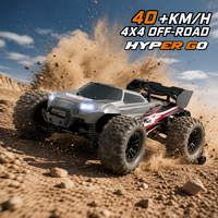 Voiture RC 4x4 haute vitesse 1:18 2,4 GHz, Monster Truck tout-terrain télécommandé entièrement proportionnel, Buggy avec barre anti-roulis, câble USB YH18002