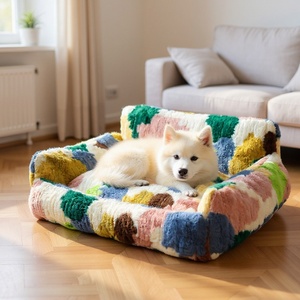 Cama Cálida para Mascotas, para Perros Pequeños, Medianos y Grandes, Caseta para Mascotas, Alfombra Suave, Sofá, Nido de Felpa para Gatos, Cama para Perros para Todas las Estaciones - Product Image 3