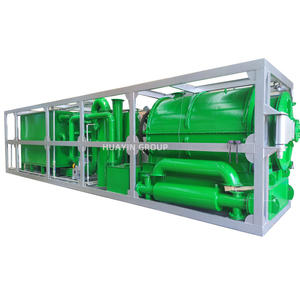 Ücretsiz kurulum mobil dizel pyrolysis makinesi için 500 litre reaktör küçük plastik monte - Product Image 1