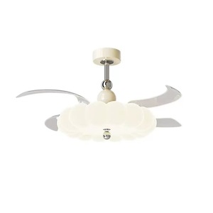 Ventilateur de plafond Donbao Cloud avec éclairage LED, respectueux des yeux, 6 vitesses, flux d'air silencieux pour salon et chambre - Product Image 5