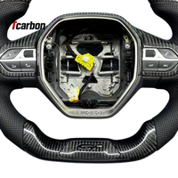 YTcarbon pour 208 E208 EV GT pièces automobiles accessoires intérieurs de voiture Style de course volant en Fiber de carbone véritable personnalisé