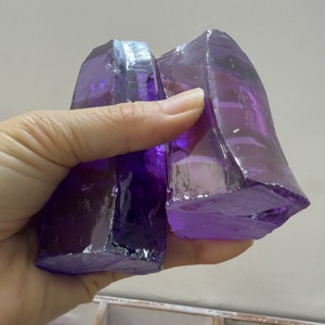 1 kg de zircone cubique synthétique brute de couleur violette lavande pour la découpe de pierres précieuses - Product Image 3