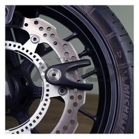 Verrou de sécurité antivol étanche en acier au carbone portable avec alarme pour scooter électrique, planche à roulettes, moto et vélo