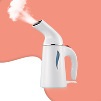 Défroisseur Vapeur Vertical Portatif 7-en-1 avec Double Chaleur Blanche et Bleue, Puissant Nettoyeur de Tissus et Vêtements
