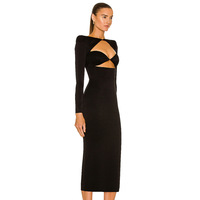 Robe formelle en tricot élégante de luxe à coupe croisée sur mesure de l'usine 2023, mode coréenne