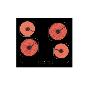 Table de cuisson vitrocéramique encastrable à 4 brûleurs, surface sans joint. Verre résistant à l'huile, protection sûre pour la cuisine quotidienne à la maison. - Product Image 1