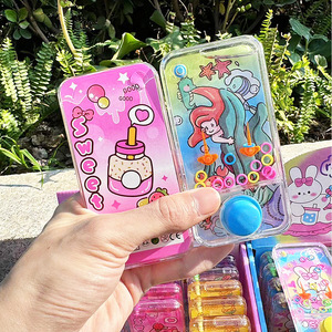 Hot Bán Cổ Điển Đồ Chơi Trẻ Em Đa Màu Sắc Phong Cách Cầm Tay Hội Đồng Quản Trị Vòng Nước Bóng Toss Trò Chơi Mini Máy Cầm Tay Thần Chú Đồ Chơi - Product Image 2