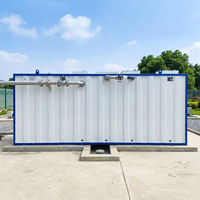 Station d'épuration des eaux usées à flux élevé par membrane MBBR Brésil, Système de membrane MBR pour usine de traitement des eaux usées, 1-600m³ Personnalisé