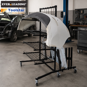 Rack de stockage de pièces de voiture roulant multifonctionnel pour atelier de réparation mobile - Product Image 5