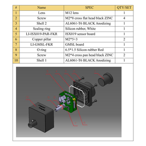 Leopard Imaging LI-ISX019-GMSL GMSL2 <b>Camera</b> 1.3MP HDR LFM FAKRA Interface for Automotive Surround View ADAS Perception Robotics - Product Image 5