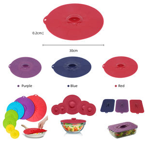 Tapas Redondas <span class=keywords><strong>de</strong></span> <span class=keywords><strong>Silicona</strong></span> para Almacenamiento <span class=keywords><strong>de</strong></span> Alimentos, Tapas Reutilizables para Tazones, Aptas para Microondas, <span class=keywords><strong>Silicona</strong></span> <span class=keywords><strong>de</strong></span> Grado Alimenticio LFGB - Product Image 5