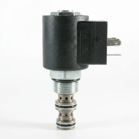 Vanne solénoïde hydraulique à cartouche de type bobine 3/2 voies pour groupes motopropulseurs avec conception de cavité standard américaine