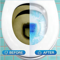 Bloc Nettoyant Automatique Solide pour Toilettes, Écologique, Facile à Utiliser, Longue Durée (30 Jours par Bloc), Élimine les Taches Tenaces - Meilleures Ventes
