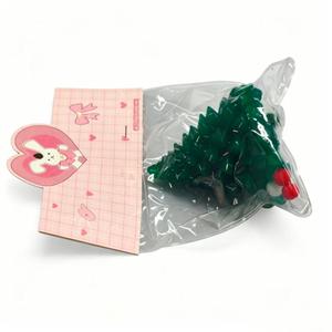 <b>Mini</b> Green <b>Christmas</b> <b>Tree</b> Shaped Soft TPR Fidget for Kids Xmas Stress Relief Squishy Toy - Product Image 6