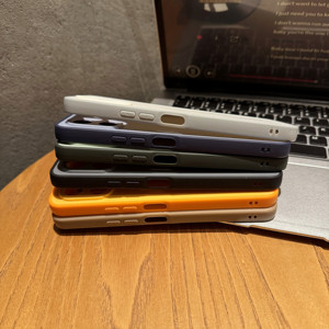 เคสกันกระแทกแบบไฮบริด TPU PC สีพื้น 6 สี ลายวิวเมือง ไม่มีขอบ สำหรับ Realme GT 7 Pro 13 Pro Plus Note 60 ผิวสัมผัสนุ่มแบบด้าน - Product Image 3